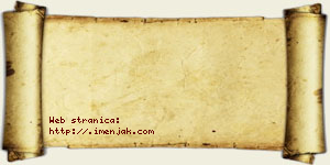 Tatjana Stanić vizit kartica